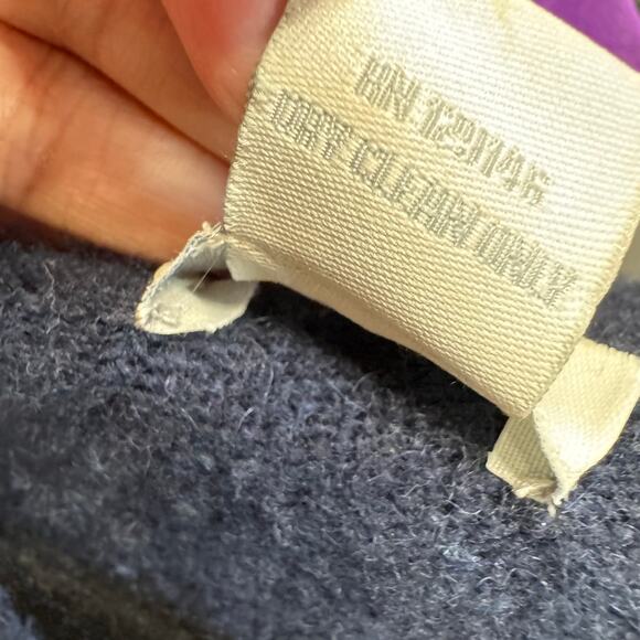 Goats Cashmere Sweater Crew Neck Long Sleeve Soft Blue Grey Women's M - Picture 8 of 10